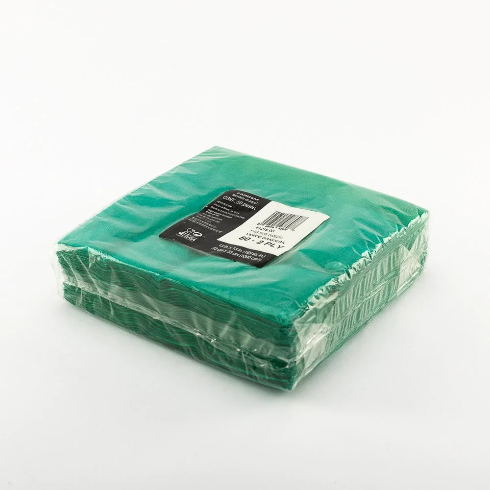 Servilleta Lunch Verde Bandera c/50 - Amscan