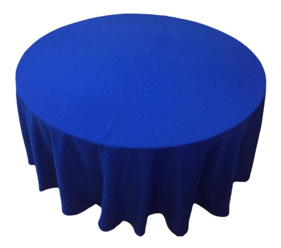 Mantel Redondo Azul Rey - Amscan