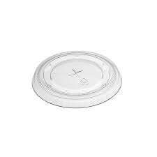 Tapa Plástica Lisa con Perforación IP para vasos 12/20oz. c/100
