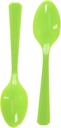 Cuchara Plástica Verde Kiwi c/20 - Amscan