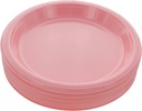 Plato Plástico Rosa #7 c/20 - Amscan