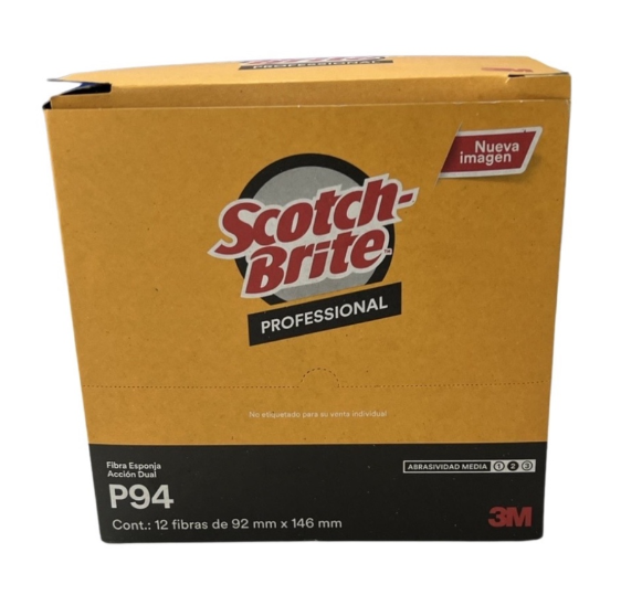 Fibra Verde con Esponja - Scotch Brite 3M