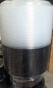 Domo Redondo Negro 24oz con Tapa MCC para Microondas c/25 Juegos