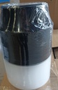 Domo Redondo Negro 24oz con Tapa MCC para Microondas c/25 Juegos