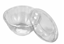 Ensaladera Transparente 24oz con Tapa MCC pte c/50 Juegos