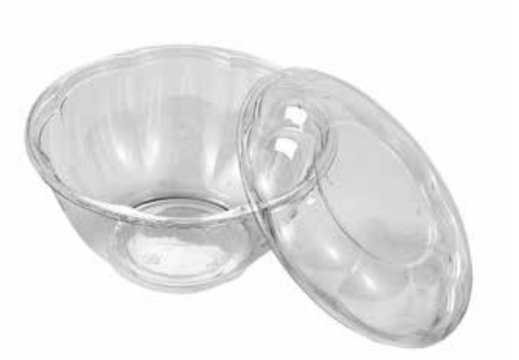 Ensaladera Transparente 24oz con Tapa MCC pte c/50 Juegos