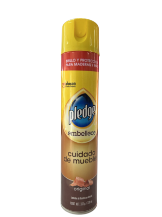 Lustrador Pledge Muebles/Maderas en Aerosol 378 ml