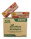 Servilleta Biodegradable color kraft Swipe c/450Pz