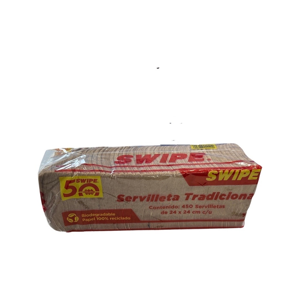 Servilleta Biodegradable color kraft Swipe c/450Pz