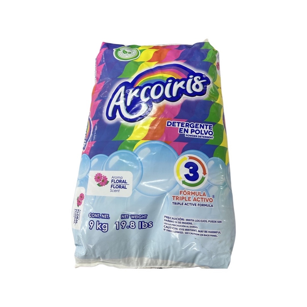 Detergente en Polvo - Arcoiris 9Kg.