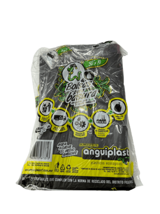 Bolsa Plástica Negra "Anguiplast" para Basura 50x70 "1kg."