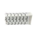 Toalla Interdoblada Blanca Royal Blue x Caja c/20 paquetes (cada pte c/100)