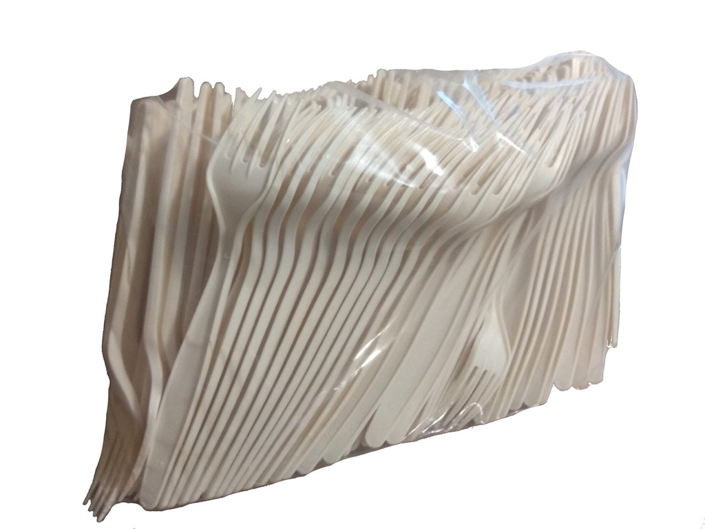 Tenedor Grande Biodegradable c/1,000