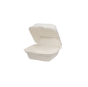 Contenedor Biodegradable (de bagazo) Hamburguesero 6x6 c/50
