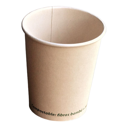 Vaso Biodegradable Cafe de Bambú 8oz (Bebida Caliente) Pte c/50