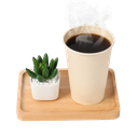 Vaso Biodegradable Cafe de Bambú 10oz (Bebida Caliente) Pte c/50