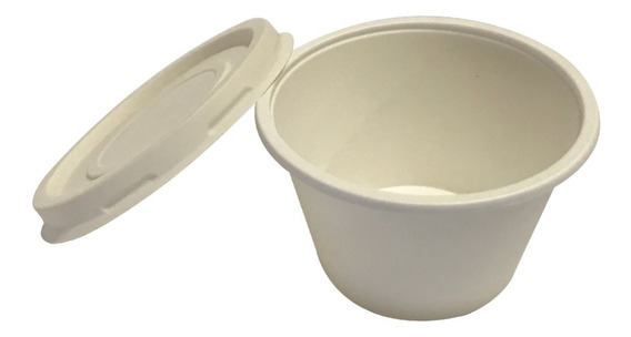 Vaso Biodegradable Souffle Fécula de Maíz 4oz Pte c/100