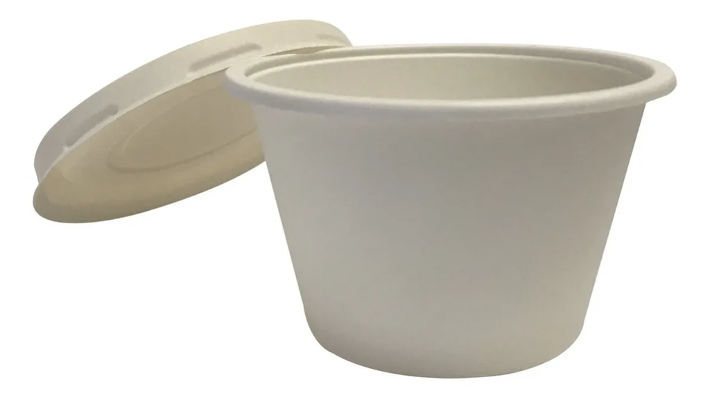 Vaso Biodegradable Souffle Fécula de Maíz 4oz Pte c/100