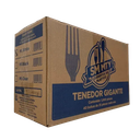 Tenedor Gigante Blanco c/25