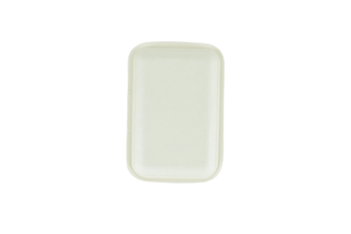 Charola Biodegradable Rectangular 855 (caña de Azucar) c/50