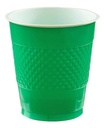 Vaso Plástico Verde Bandera #12 c/20 - Amscan