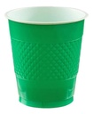 Vaso Plástico Verde Bandera #12 c/20 - Amscan