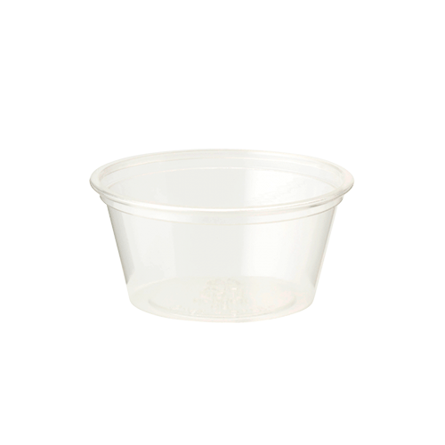 Vaso Plástico "Souffle" Traslúcido Pactiv 2oz c/200