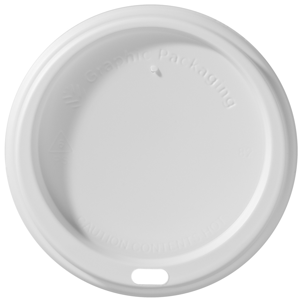 Tapa Blanca IP para Vaso Carton de 12 y 16oz c/100