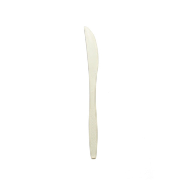 Cuchillo Grande Biodegradable de Fécula de Maíz c/50