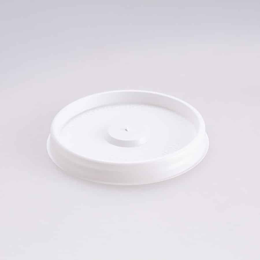 Tapa Blanca sin Apertura para Vaso Carton IP de 4oz c/100