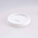 Tapa Blanca sin Apertura para Vaso Carton IP de 4oz c/100