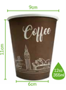 Vaso Negro Bebida Caliente con Tapa MCC 12oz para Café c/25 Juegos