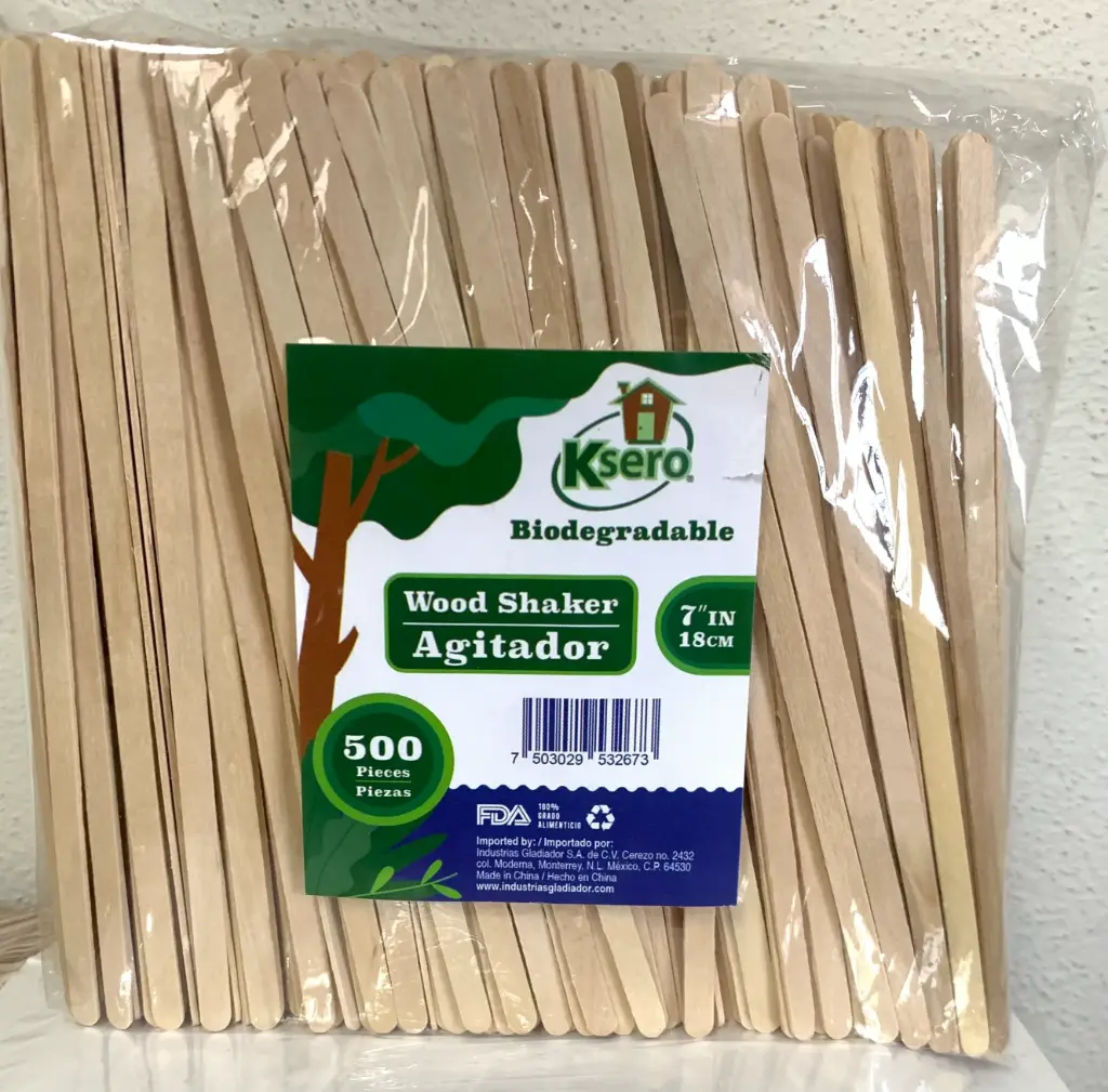 Agitador Biodegradable para Café 18cm Ksero - c/500
