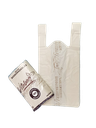 Bolsa Camiseta Biodegradable Color Kraft Mediana #2 "1kg." c/120 piezas
