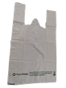 Bolsa Camiseta Biodegradable de Semilla de Café Grande "1kg." c/110 piezas
