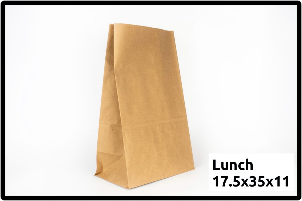 Bolsa Kraft Lunch sin Asa - Chica c/10
