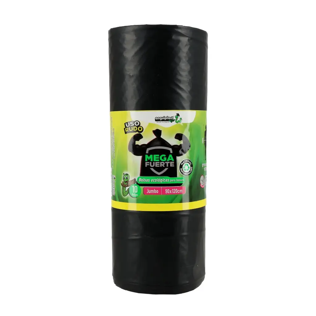 Bolsa Plástica Negra en Rollo "Anguiplast" para Basura 90x120 c/10