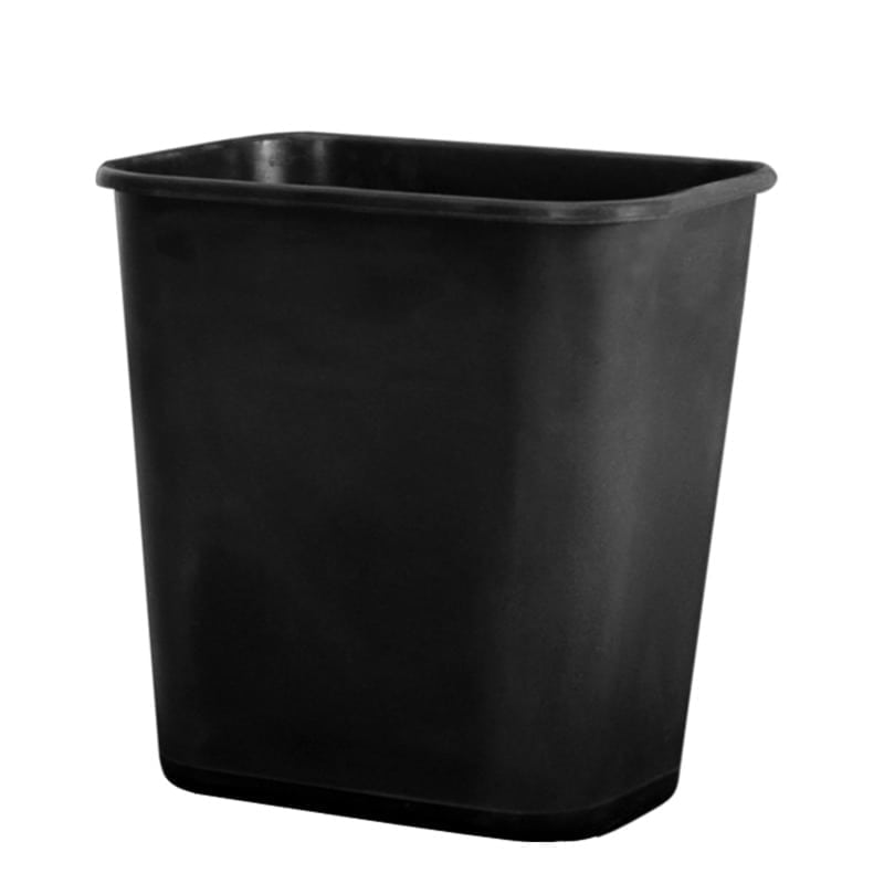 Cesto para Basura Rectangular Negro de 13lts.
