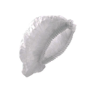 Cofia - Gorro Plisado Blanca de 18" c/100