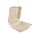 Contenedor Biodegradable 8x8 Liso (de bagazo) c/50