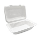 Contenedor Biodegradable 9x6 Liso (de bagazo) c/50