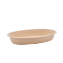 Contenedor Biodegradable Ovalado de Paja de Trigo 32oz Pte c/50