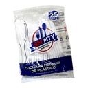 Cuchara Mediana Blanca c/25