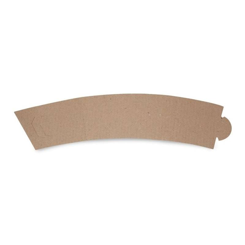 [BODYCUP] Fajilla Desarmable de Cartón para Vaso de Café c/50