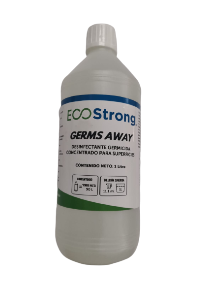 Germs Away - desinfectante Germicida para Superficies Concentrado "1 lt."