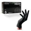 Guante de Latex Negro Ambiderm c/100