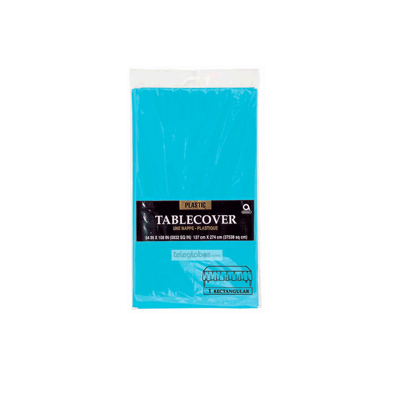 Mantel Rectangular Azul Caribe - Amscan