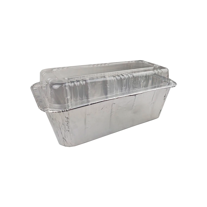 Molde Aluminio 0.9 KG. Para Panque con Ceja c/4
