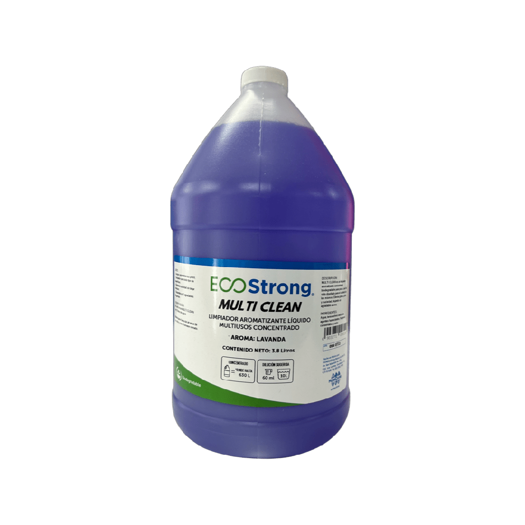 Multi Clean - "Multi Usos" Limpiador Desinfectante Aromatizante concentrado Lavanda "3.8 lts."