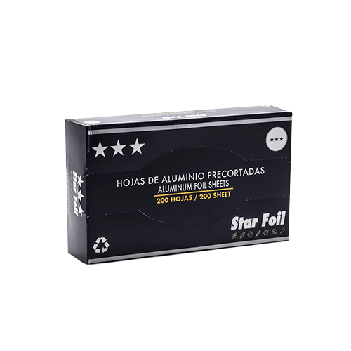 Papel Aluminio Star Foil Hojas Pre-cortadas 12" c/500 hojas